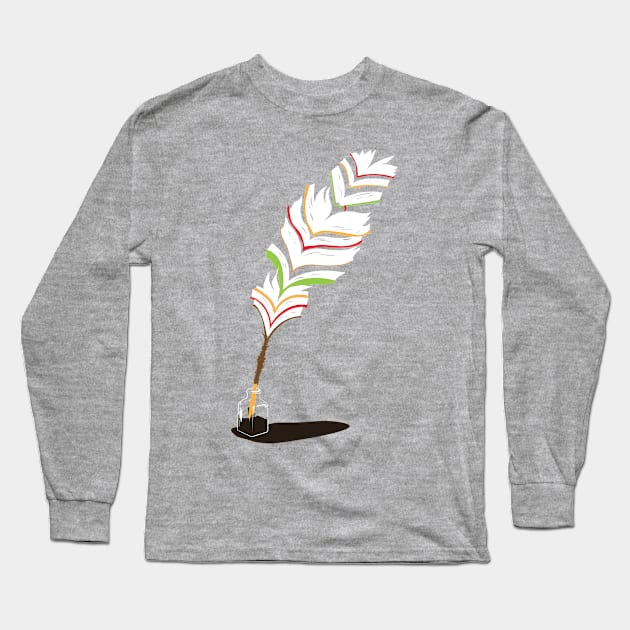 Write And Written Long Sleeve T-Shirt by micronisus